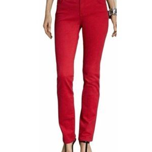 NWT Chico's So Slimming Straight Leg Pants - Red